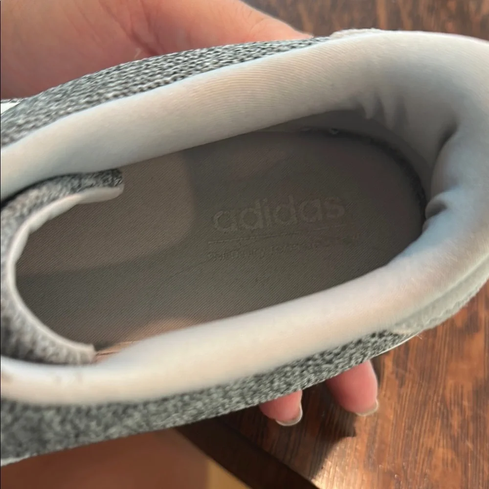 Adidas Black and White Running Shoes